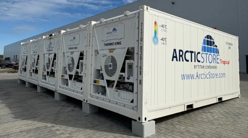 Containers ArcticStore para locação – containers refrigerados