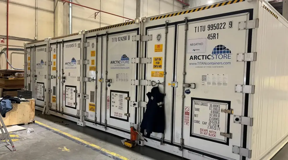 Logística de cadeia de frio da Arctic Superstore