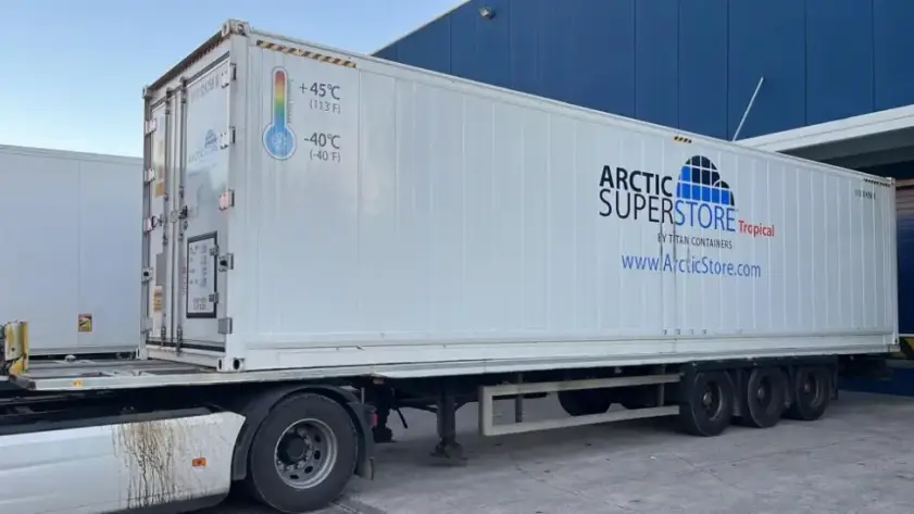Logística de cadeia de frio da Arctic Superstore